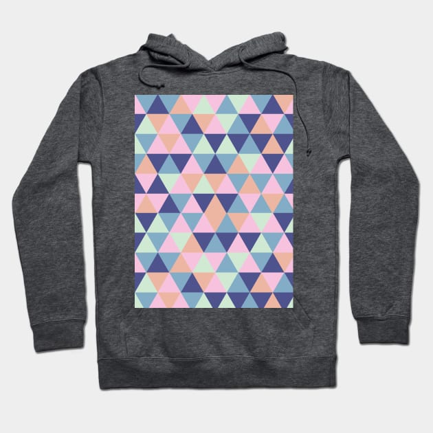Retro Triangle Pattern Hoodie by nolabel